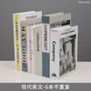 Libro Falso Nostálgico Retro Decoración de Libros Adornos Sala de Estar Gabinete de Vino Decoración Suave Modelo de Habitación Decoración Accesorios para Disparos