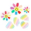 Grampo Rosto Sorridente Materiais Infantis Girassol Nuvem Coração Feito à Mão Acessórios de Cabelo para Bebê Charms de Sapato DIY