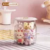 Banquito Almacenamiento para Niños, Juguetes de Peluche, Muñecas, Caja de Almacenamiento, Contenedor para Artículos Varios, Banquito de Almacenamiento Transparente