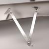 Atacado do Fabricante Móveis Espessados Aço Inoxidável 80% de desconto Conector de Haste de Suporte Haste Dobrável Porta de Armário Haste de Suporte Superior e Inferior