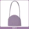 Bolsa de Mão Grande de Corda de Algodão Bolsa Tecida Francesa para Mulheres 2024 Nova Moda Bolsa Concha de Ombro Único para Mulheres Moda Ins