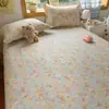 Sábana de Cama Gruesa de Algodón Puro con Oso de Dibujos Animados, Pieza Individual para Dormitorio Individual/Doble, Funda de Edredón 100% Algodón Puro, Juego de Tres Piezas, Universal para Todas las Estaciones