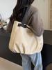 Bolsa Feminina Nova Tecido Oxford Texturizado Estudante Universitário Aula Ombro Transversal Bolsa Tote para o Dia a Dia Bolsa de Mão Grande Capacidade