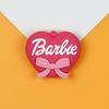 Pingente Chaveiro Barbie Rosa Boneca Barbie Bidimensional Pingente Mochila Escolar Chaveiro Amor Desenho Animado Silicone