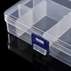 Caja de Almacenamiento de Plástico Transparente Desmontable de 5 Compartimentos para Joyería, Costura, Componentes Digitales, Empaque y Organización, Caja de Almacenamiento para Juguetes DIY
