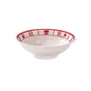 Mesa Tendencia Nacional Melamina Platos Tazones Comerciales para Fideos Olla Caliente Platos Especiales Buena Suerte y Prosperidad Estilo Hong Kong Tazones de Arroz Tazones de Arroz con Patas de Cerdo