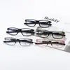 2023 nuevas gafas de lectura TR90 anti-luz azul para hombre, montura de halter para almacenamiento deportivo, gafas, venta al por mayor de fábrica