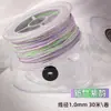 Yunxin Hilo de Algodón Retorcido a Mano Estilo Xizang 1.5mm Hilo Teñido en Degradado Cielo Estrellado para Pulseras Tejidas a Mano DIY Cuerda para Manualidades Cuerda para Tejer Cuerda de Mano