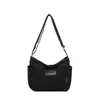 Bolsa Jeans Feminina Outono e Inverno Nova Retro Simples Grande Capacidade Bolsa de Ombro Casual Estudante Estilo Floresta Bolsa Transversal Tendência