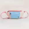 Bolsa de Peito Colorida Contrastante da Moda Estilo Coreano para Meninos e Meninas, Bolsa Transversal Esportiva Casual Infantil de Grande Capacidade, Nova Tendência de Bolsa Infantil