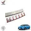 Adequado para Toyota Prius Série 50 2019 Modificado Especial Para-choque Traseiro de Aço Inoxidável Protetor Anti-Atrito