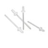 Ventas directas de fábrica Remache ciego de plástico general automotriz panel de muebles eléctricos fijos remache ciego de nailon blanco