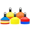 Logotipo Disco Logotipo Cone Equipamento de Treinamento de Futebol Logotipo Balde Futebol Treinamento Obstáculo Logotipo Disco Frisbee Disco Voador