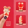 Itens Quentes de Venda de Ano Novo: Decorações de Dança do Leão e Gato da Sorte para o Festival da Primavera, Presentes para Estudantes, Miniaturas Fofas de Resina, Enfeites de Mesa da Moda