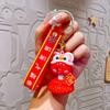 Llavero con forma de serpiente Guochao Xiaofu original de 2025, pequeño regalo, colgante de muñeca, mascota del año de la serpiente, adornos colgantes.