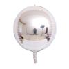 Al por mayor versión ligera de 22 pulgadas globo de bola 4D color sólido redondo de aluminio color ágata redondo metálico color sólido bola de aire flotante