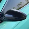 Película de Cambio de Color para Espejo Retrovisor de Coche Negro Brillante Negro Piano Blanco Cristal Plata Electro-Óptico Plata Metálico Fibra de Carbono Envoltura para Espejo Retrovisor