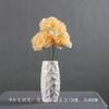 Flor de simulação cor champanhe arranjo de flores para teto de auditório de casamento layout de palco de casamento flor de fileira guia de caminho flor de seda flor falsa