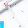 Versão coreana criativa de caneta de cristal giratória grande caneta de diamante atacado logotipo para impressão escritório papelaria estudante caneta esferográfica de plástico