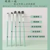 Venta Directa de Fábrica Cosméticos Portátil Set de 5 Brochas para Maquillaje de Ojos Tubo de Plástico Contenedor de Almacenamiento de Herramientas de Belleza