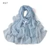 Novo Lenço de Chiffon com Estampa Floral Digital Primavera/Verão Transfronteiriço, Lenço Longo Versátil Floral Artístico para Mulheres, Lenço de Seda para Cabeça