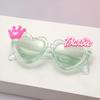 Dulces Gafas de Sol de Niña Barbie Amor Niños Nuevo Color Caramelo Corazón de Melocotón Estilo Coreano Gafas para Foto de Cumpleaños