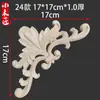 Tallado en Madera Dongyang Flor de Esquina de Madera Maciza Decoración Estilo Europeo Aplique de Madera Maciza Tallada Pieza de Tallado en Madera Flor de Esquina de Tallado en Madera Mueble Puerta de Gabinete