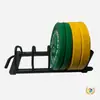 Estante de almacenamiento portátil para discos de barra, estante de almacenamiento de barra para el hogar, estante de almacenamiento y exhibición de equipo deportivo