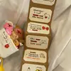 Álbum de tarjetas estilo acordeón, kit de materiales DIY para tarjetas de felicitación extraíbles, alto valor estético, estilo ins, un pequeño regalo para amigos o seres queridos