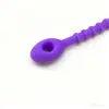 21CM Abraçadeira de Silicone Colorida Chaveiro de Boneca Espesso Abraçadeira de Fio Abraçadeira de Fio Artesanal DIY Enfeite de Agrupamento Acessórios