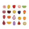 Juguetes de frutas artificiales en miniatura, accesorios para manualidades DIY, accesorios de pegamento de crema, kits de materiales para hebillas de zapatos creativas al por mayor