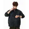 Jaqueta de Motociclista de Couro PU Vermelho High Street Americana Masculina 2026 Primavera/Outono Marca Tendência Vibração de Luxo Jaqueta de Couro Cool Rebelde Roupa Exterior