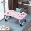 Mesa Dobrável, Escrivaninha Dobrável, Mesa Pequena para Dormitório, Cama de Estudante, Quarto, Mesa de Estudo para Laptop para Pessoa Preguiçosa