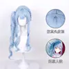 Doukou 2026 BanG Dream! É o MyGO!!! Peruca de cosplay Toyokawa Shoko com topo de couro cabeludo e cabelo comprido