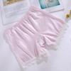 Verão Meninas finas confortáveis respiráveis leggings Desenvolvimento Estudantes Boxer Modal Algodão Renda Roupas íntimas das crianças