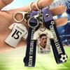 Copa Europea 2024 Campeonato Europeo de las Cinco Ligas Mayores La Liga Real Madrid Equipo Estrella Aficionados Pequeño Regalo Llavero Colgante