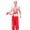 Shaanxi Anse Ropa de Tambor de Cintura Danza del León Étnica Tradicional Tambores Ropa de Bote Dragón Danza Cuadrada de Shaanxi Yangko Ropa de Escenario Venta al por Mayor