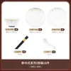 Juego de Plato y Tazón de Jingdezhen para el Hogar Vajilla de Lujo Accesible Combinación de Platos y Palillos Vajilla de Cerámica Juego de Regalo para Festival de Apertura