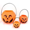 Cosplay Decoración de Calabaza Barril de Calabaza de Halloween Bolsa de Calabaza Bolsa Tote de Calabaza Bolsa de Dulces Plástico