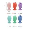 Soporte portátil para cepillos de dientes con ventosa de silicona, disponible en el extranjero, para baño, hogar, hotel