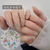 Explosões transfronteiriças nail art mini cor doce plano pequeno diamante redondo 1440 tamanho misto joias de nail art atacado