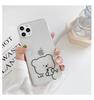 Bonito desenho animado adequado para 14 urso Apple 12 capa de telefone iPhone12promax capa protetora transparente 11 tudo incluído