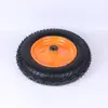 Fabricantes proporcionan 300-8 carretilla de rueda inflable gruesa Rueda Tigre 14 pulgadas rueda inflable de goma rueda silenciosa