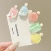 Lindos Pasadores Pequeños de Helado para Niñas, Pinzas para Flequillo Lateral, Pinzas Pequeñas de Pato para la Frente, Accesorios para el Cabello, Pasadores