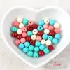 Cuentas de Porcelana Magnesita de Alta Calidad Estilo Antiguo Lisas Forma de Gota de Agua, Cuentas de Barril, Cuentas Planas, Cuentas Redondas Accesorios para Pulsera Collar Hecho a Mano DIY