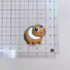 Llavero Colgante DIY de Dibujos Animados Shanhaijing Pegamento de Crema Funda de Teléfono Pasador Flor de Zapato Decoración Accesorios de Resina