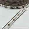 Novo em estoque Fita Jacquard Vintage Série Marrom Rolo 2cm Acessórios de Fita para Decoração de Joias Hanfu Renda DIY