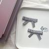 Dulces accesorios de lazo a cuadros pasador agujero zapatos zapatos de flores hebilla de zapato funda de teléfono móvil accesorios de ropa al por mayor