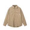 YANSANXIA Camisa de trabajo vintage holgada de estilo americano, moderna, informal, de manga larga, para hombre y adolescente, C523