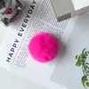Bola de Peluche de Imitación de Conejo Colgante para Celular Llavero de Bola de Peluche DIY Accesorios para Ropa, Zapatos y Sombreros Bola de Peluche Artificial Bola de Hilo